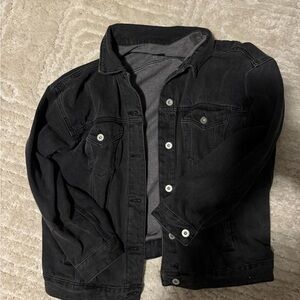 Wild Fable Black/Grey Denim Jacket
